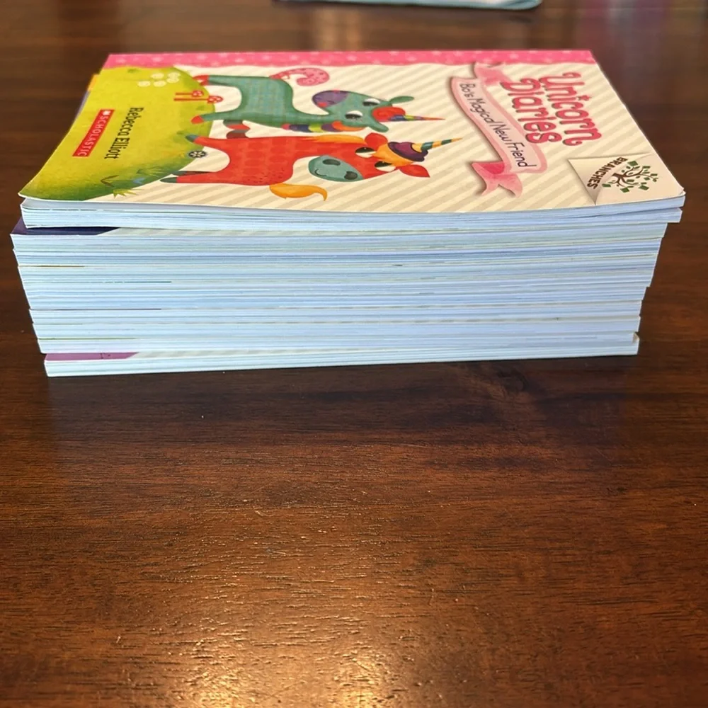 Unicorn Diaries Set by Rebecca Elliott Illustrated Paperback 10 book bundle